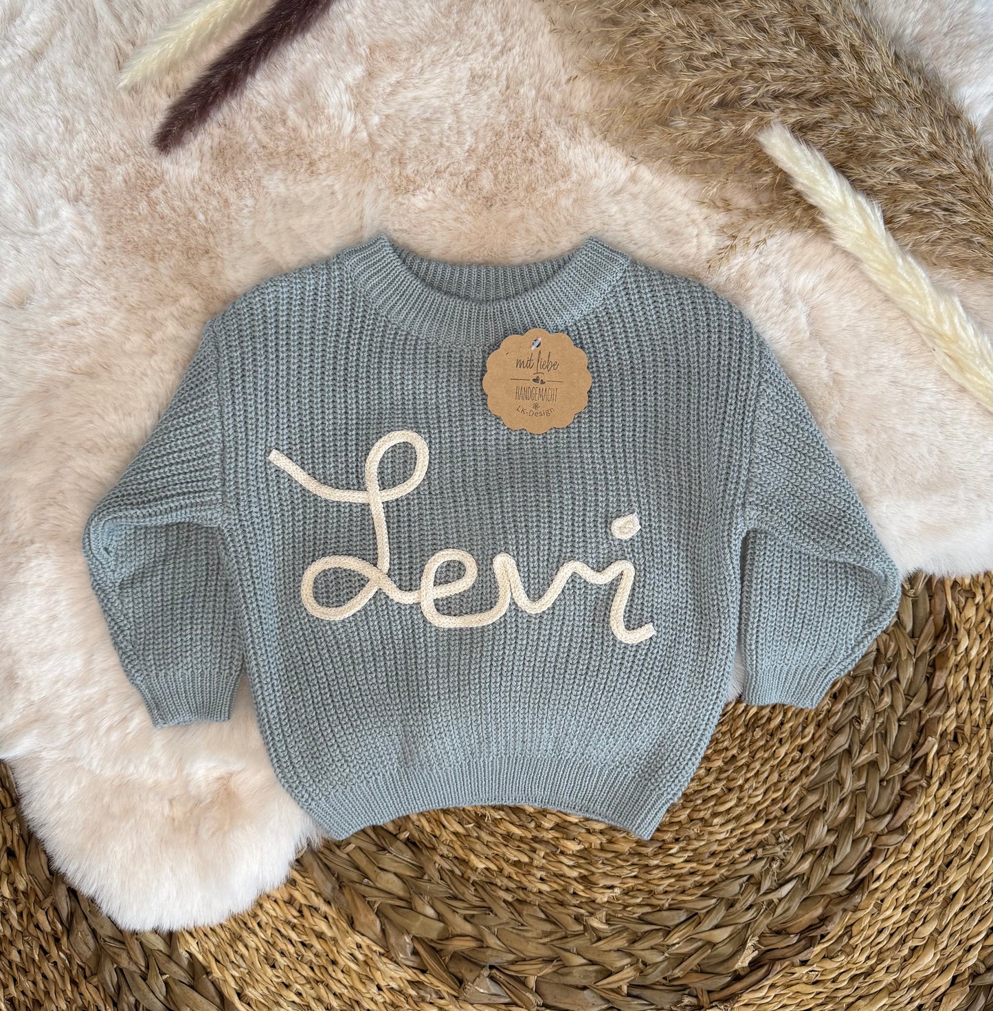Personalisierter Strick Namens Sweater